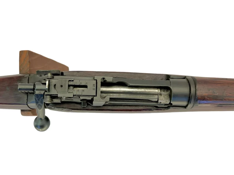 Navy Arms Enfield #4 Mk 1* .303 World War II French Resistance1944 Dated "BS" and "PP" marked non-matching serial number bolt PP 0376 - Image 14