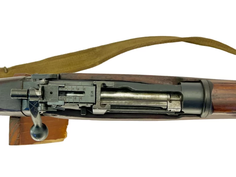 Navy Arms Enfield #4 Mk 1* .303 World War II French Resistance1944 Dated "BS" marked matching serial number bolt PP 0924 - Image 14