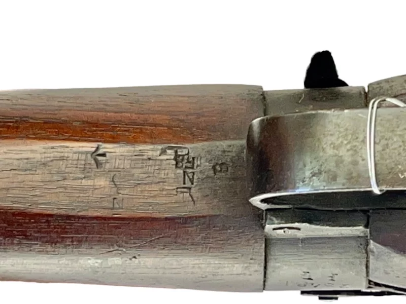 Navy Arms Enfield #4 Mk 1 .303 World War II French Resistance,1944 date "PP" marked, ROF(F) with matching bolt Zinc buttplate SN PP 1227 - Image 16