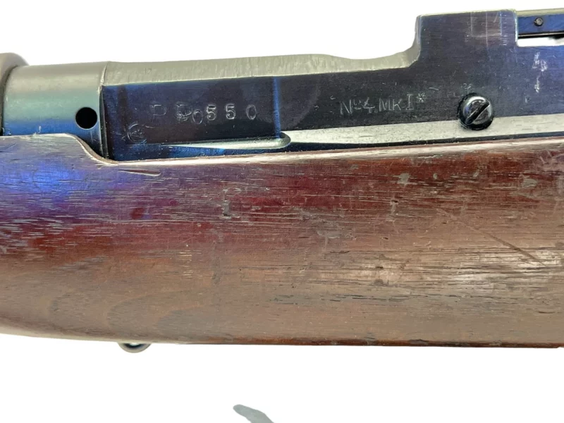 Navy Arms Enfield #4 Mk 1* .303 World War II French Resistance 1944 Dated "BS" and "PP" marked matching serial number bolt PP 0550 - Image 21