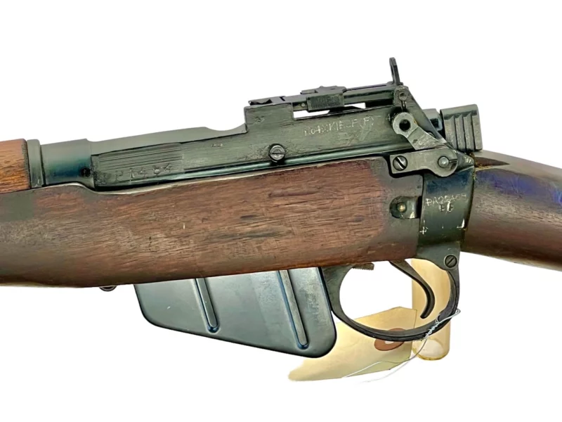 Navy Arms Enfield #4 Mk 1 .303 World War II French Resistance,1944 date "PP" marked, ROF(F) with matching bolt SN PP 1484 - Image 19