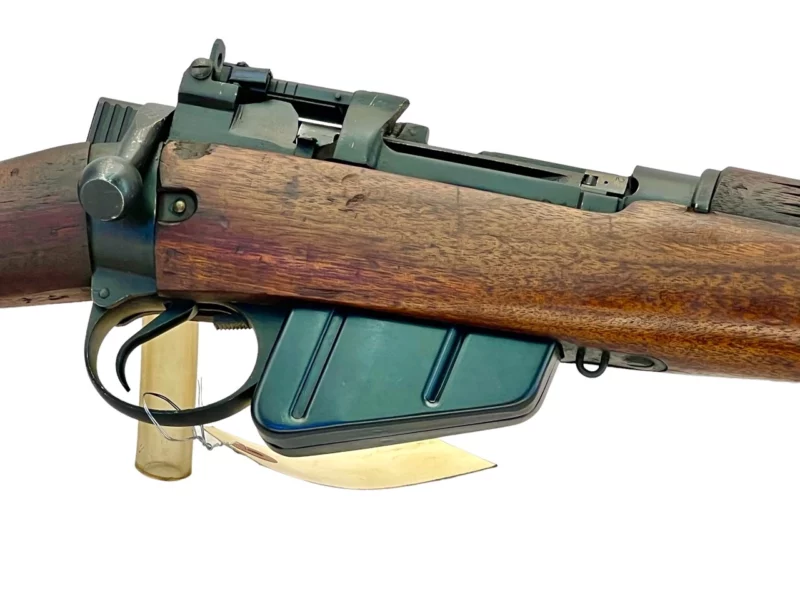 Navy Arms Enfield #4 Mk 1* .303 World War II French Resistance 1944 Dated "BT" and "PP" marked matching serial number bolt PP 0694 - Image 12