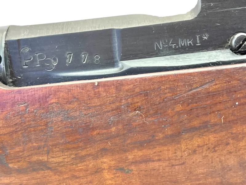 Navy Arms Enfield #4 Mk 1* .303 World War II French Resistance1944 Dated "BS" marked matching serial number bolt PP 0778 - Image 21