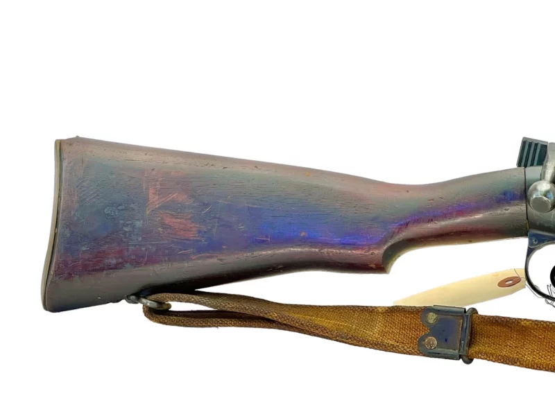 Navy Arms Enfield #4 Mk 1* .303 World War II French Resistance 1944 Dated "BS" marked matching serial number bolt PP 0199 - Image 12