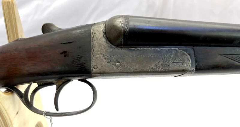 side by side 12ga shotgun Spanish AYA Boxlock w/ejectors SN 172494 - Image 2