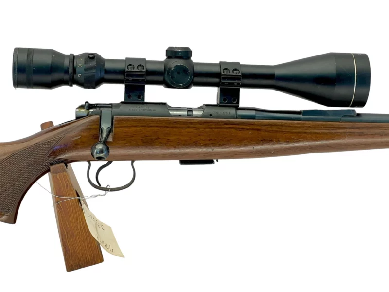 Czech BRNO Model 452-2E ZKM .22LR bolt action rifle VG-EX condition w/scope SN 794178 - Image 3
