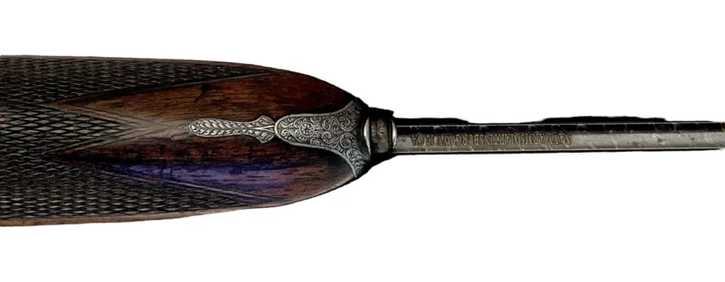 British Army & Navy sidelock side by side 12ga shotgun Damascus - Image 10