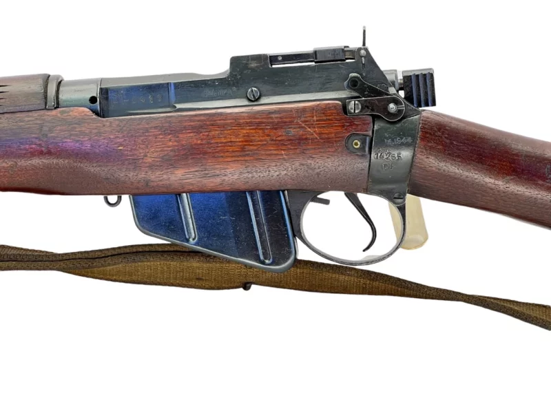 Navy Arms Enfield #4 Mk 1* .303 World War II French Resistance 1944 Dated "BS" and "PP" marked matching serial number bolt PP 0413 - Image 19