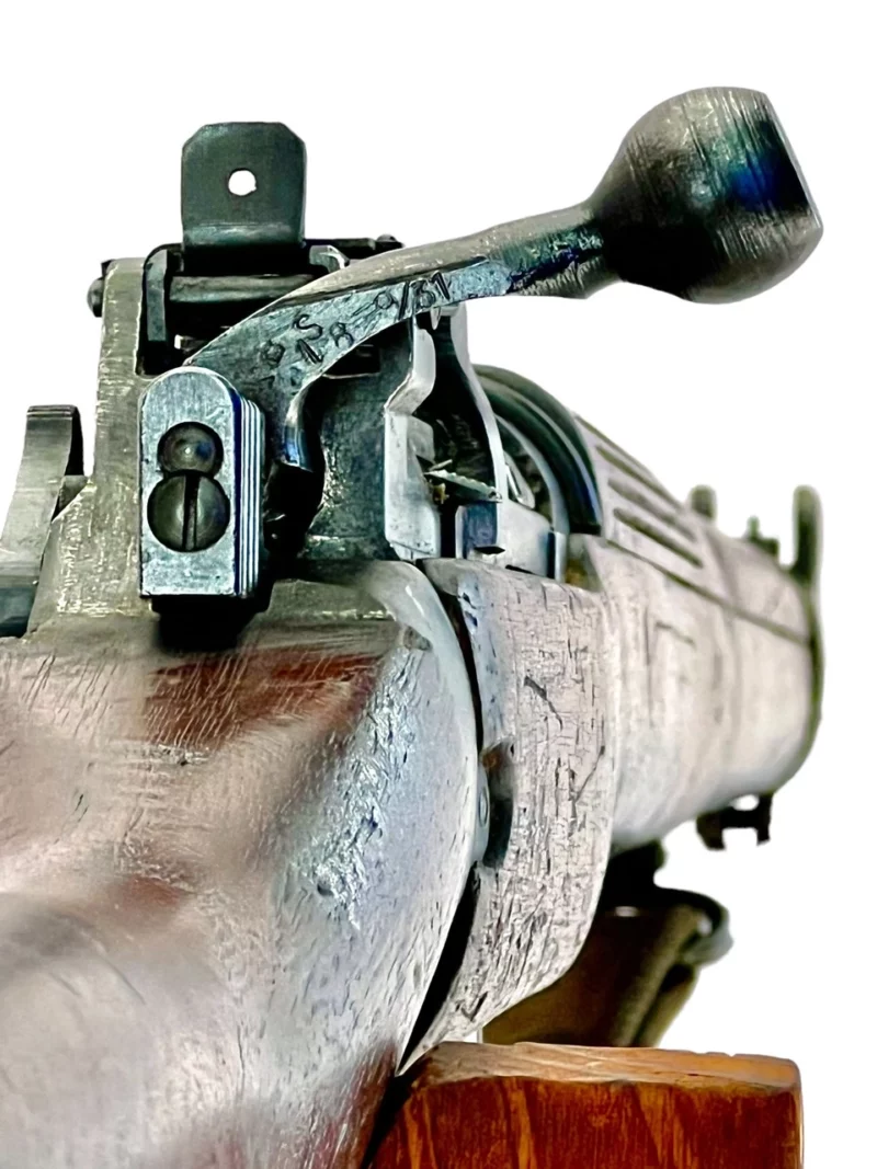 Navy Arms Enfield #4 Mk 1* .303 World War II French Resistance 1944 Dated "BS" and "PP" marked matching serial number bolt PP 0115 - Image 17