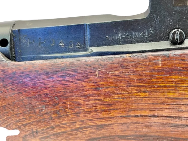 Navy Arms Enfield #4 Mk 1* .303 World War II French Resistance 1944 Dated "BS" marked matching serial number bolt PP 0494 - Image 21