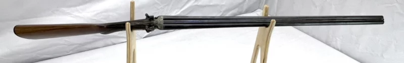side by side 410ga hammer shotgun Belgium made SN 26941 - Image 2