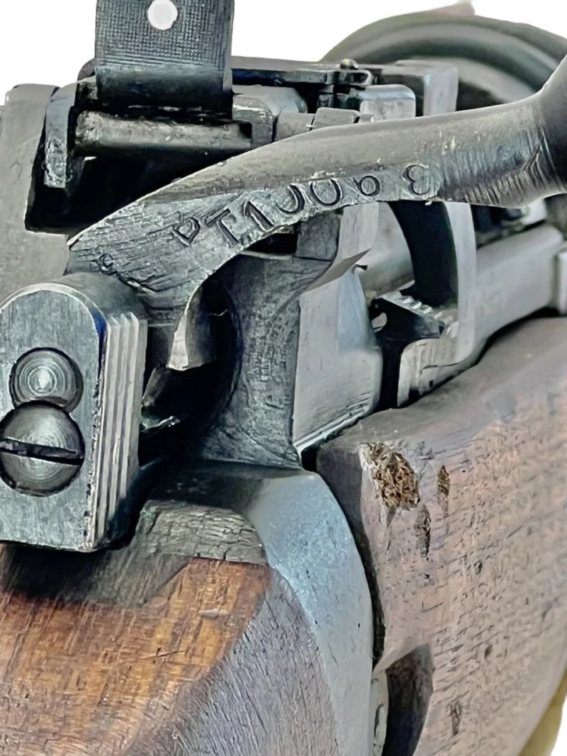Navy Arms Enfield #4 Mk 1* .303 World War II French Resistance 1944 Dated "BT" and "PP" marked matching serial number bolt PP 0761 - Image 17