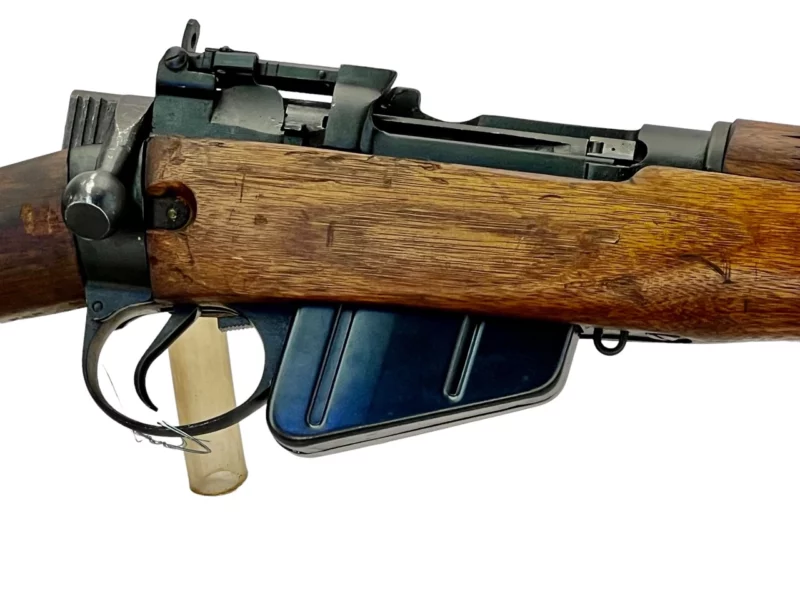 Navy Arms Enfield #4 Mk 1* .303 World War II French Resistance 1944 Dated "BS" and "PP" marked 1854matching serial number bolt PP - Image 11