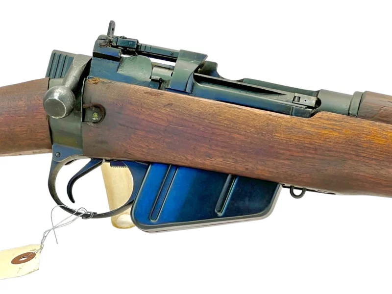 Navy Arms Enfield #4 Mk 1* .303 World War II French Resistance 1944 Dated "BS" and "PP" marked matching serial number bolt PP 1375 - Image 11