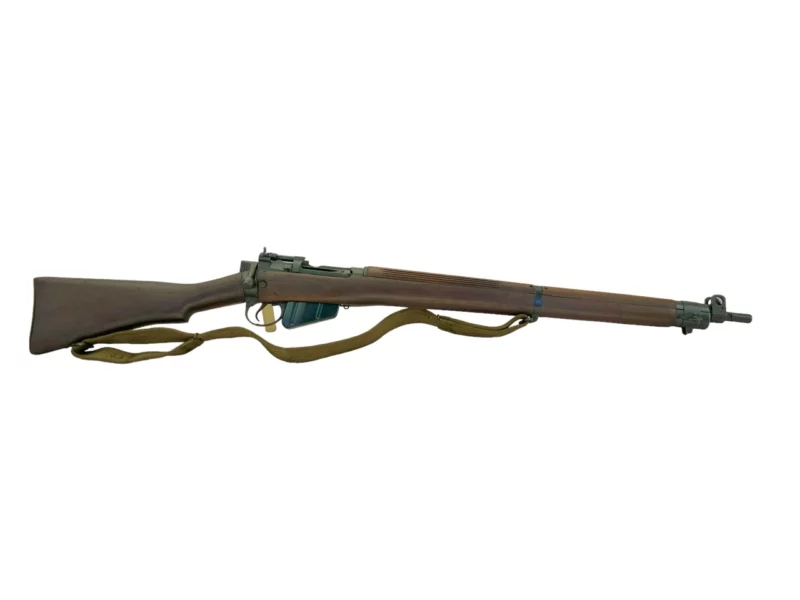 Navy Arms Enfield #4 Mk 1* .303 World War II French Resistance1944 Dated "BS" marked matching serial number bolt PP 0924 - Image 10