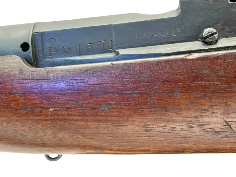 Navy Arms Enfield #4 Mk 1* .303 World War II French Resistance1944 Dated "BS" marked matching serial number bolt PP 1371 - Image 21