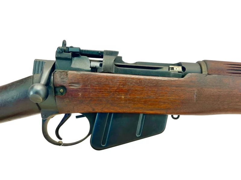 Navy Arms Enfield #4 Mk 1* .303 World War II French Resistance 1944 Dated "BT" marked non-matching SN bolt PP 1801 - Image 12