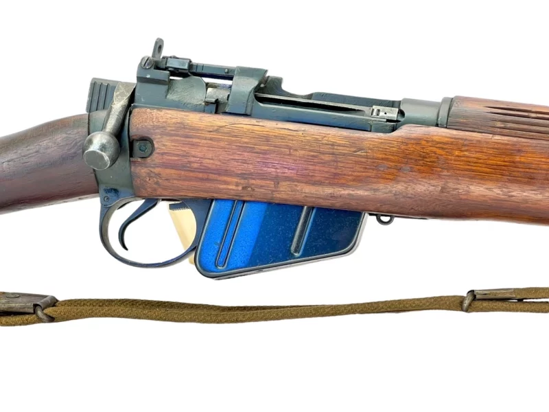 Navy Arms Enfield #4 Mk 1* .303 World War II French Resistance 1944 Dated "BS" and "PP" marked matching serial number bolt PP 0825 - Image 10