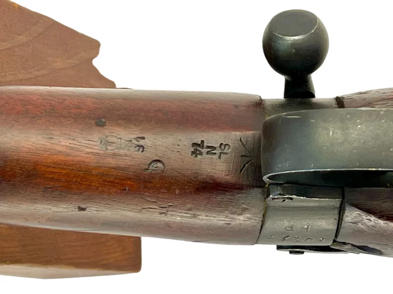 Navy Arms Enfield #4 Mk 1* .303 World War II French Resistance1944 Dated "BS" and "PP" marked non-matching serial number bolt PP 0376 - Image 18