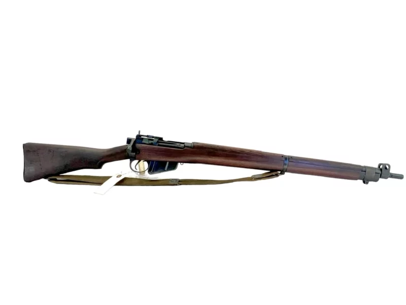 Navy Arms Enfield #4 Mk 1* .303 World War II French Resistance 1944 Dated "BS" marked matching serial number bolt PP 1506 - Image 9