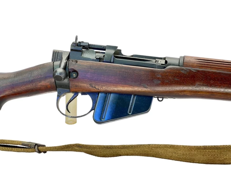 Navy Arms Enfield #4 Mk 1* .303 World War II French Resistance 1944 Dated "BS" and "PP" marked matching serial number bolt PP 1279 - Image 9