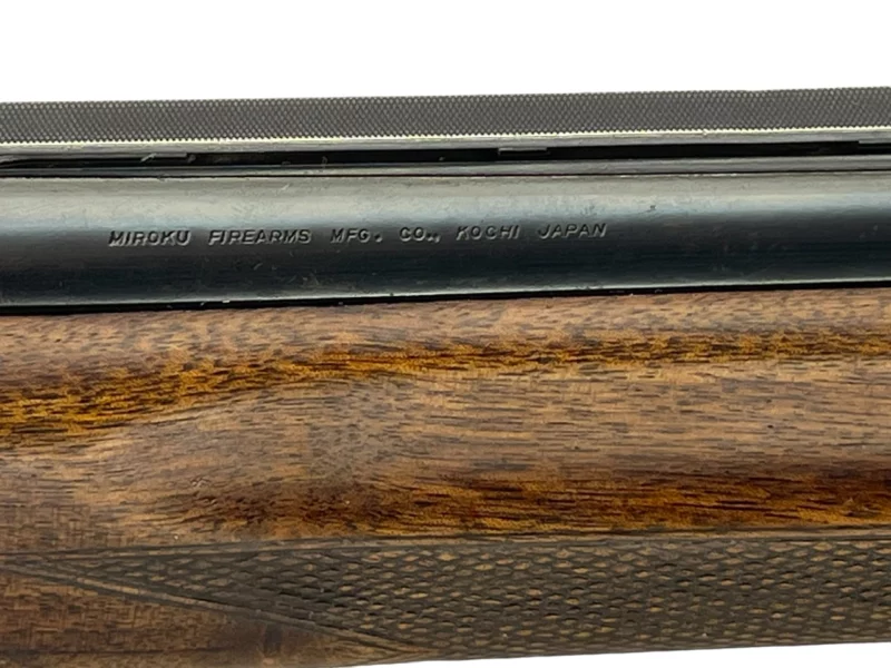 12ga O/U shotgun Miruku of Japan made (Winchester 101 type) single trigger good-VG condition SN 720561 - Image 5