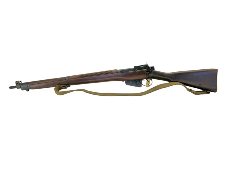 Navy Arms Enfield #4 Mk 1* .303 World War II French Resistance1944 Dated "BS" marked matching serial number bolt PP 1371 - Image 19