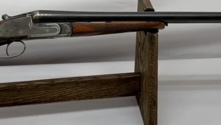 side by side 16ga shotgun sidelock Laurona