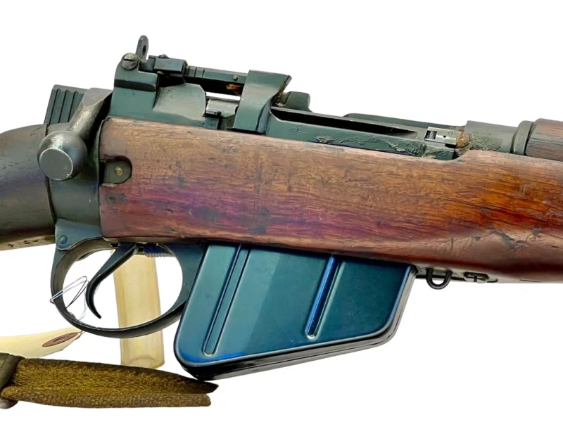 Navy Arms Enfield #4 Mk 1* .303 World War II French Resistance 1944 Dated "BS" and "PP" marked matching serial number bolt PP 0661 - Image 12