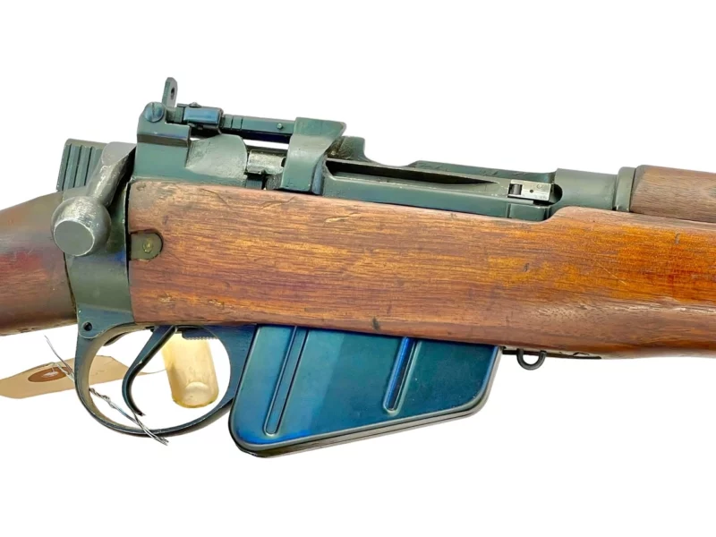 Navy Arms Enfield #4 Mk 1* .303 World War II French Resistance 1944 Dated "BS" and "PP" marked matching serial number bolt PP 1706 - Image 12