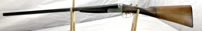 side by side 12ga shotgun M. Garnett and Son Extractor Boxlock SN 89817 - Image 4