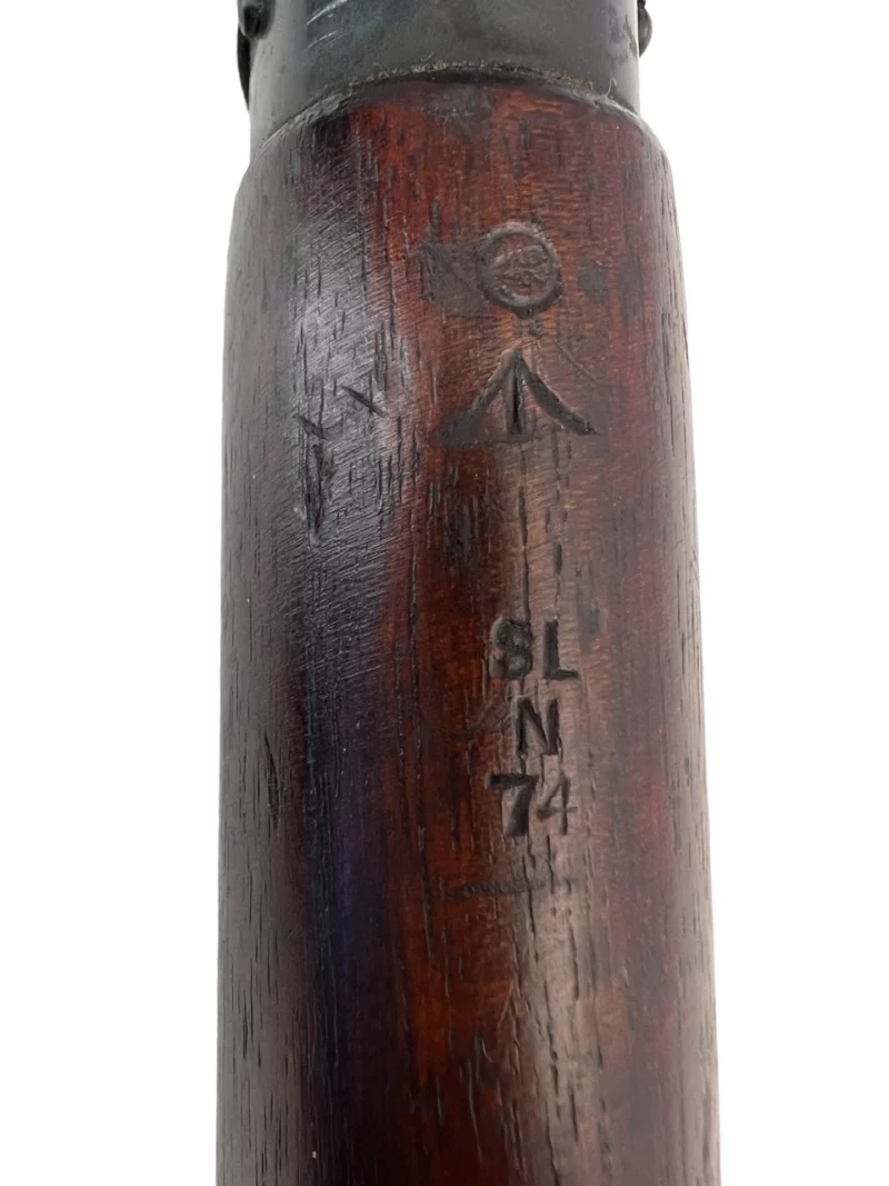 Navy Arms Enfield #4 Mk 1* .303 World War II French Resistance1944 Dated "BS" and "PP" marked non-matching serial number bolt PP 0128 - Image 19