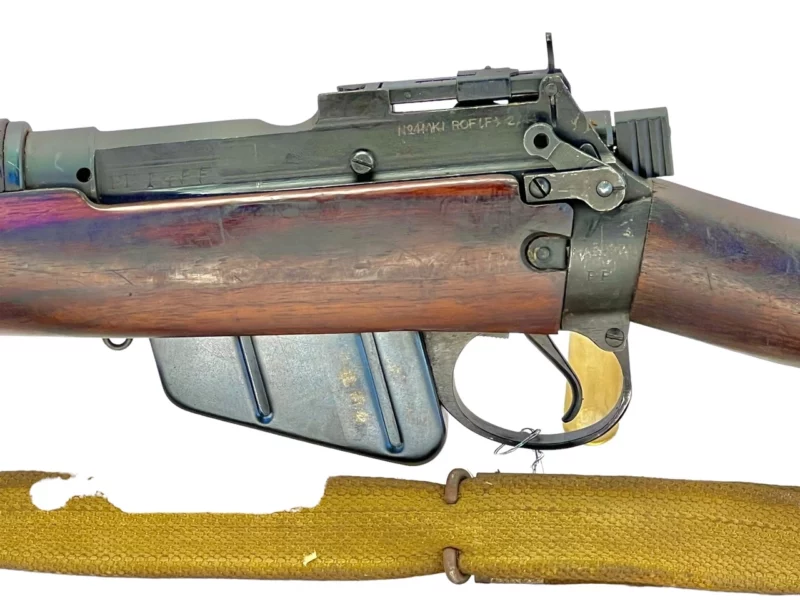 Navy Arms Enfield #4 Mk 1 .303 World War II French Resistance,1944 date , ROF(F) with zinc buttplate, non-matching bolt PP 1455 - Image 20