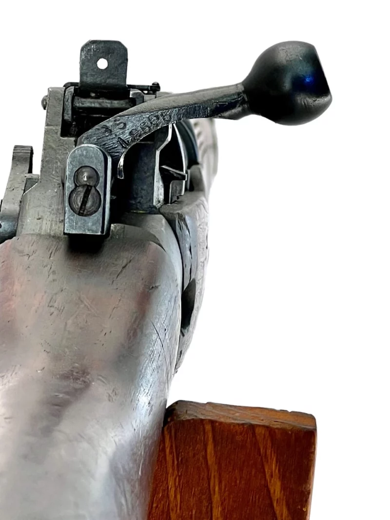 Navy Arms Enfield #4 Mk 1* .303 World War II French Resistance 1944 Dated "BS" marked matching serial number bolt PP 0957 - Image 16