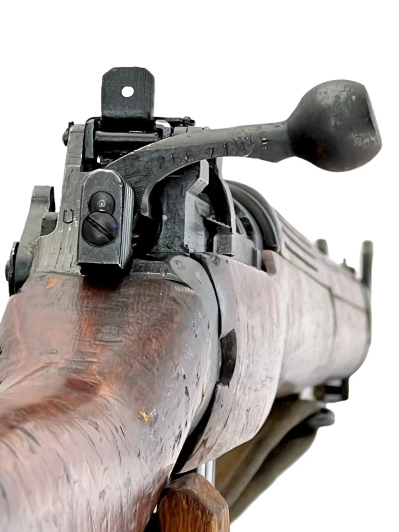 Navy Arms Enfield #4 Mk 1 .303 World War II French Resistance FTR Maltby matching serial number bolt SN PP 0442 - Image 15