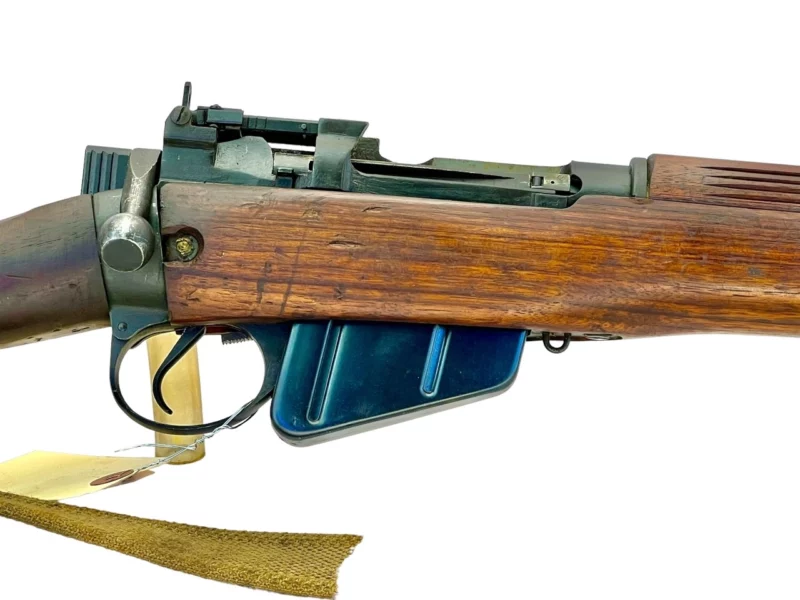 Navy Arms Enfield #4 Mk 1* .303 World War II French Resistance 1944 Dated "BS" and "PP" marked matching serial number bolt PP 1752 - Image 13