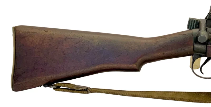 Navy Arms Enfield #4 Mk 1* .303 World War II French Resistance1944 Dated "BS" marked matching serial number bolt PP 1813 - Image 11