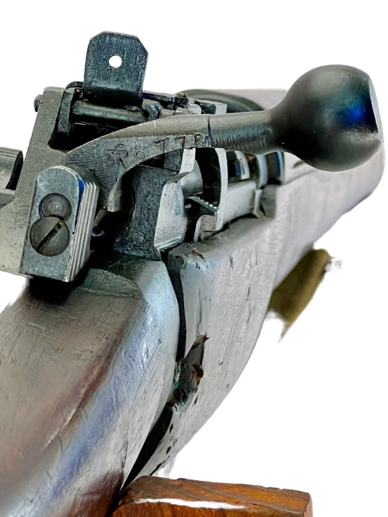 Navy Arms Enfield #4 Mk 1* .303 World War II French Resistance 1944 Dated "BS" marked matching serial number bolt PP 1914 - Image 16