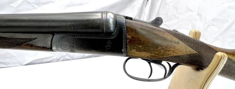 side by side 12ga shotgun Sabel Boxlock SN PG67335 - Image 4