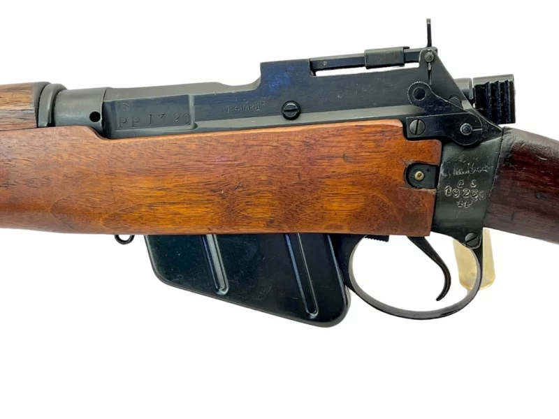 Navy Arms Enfield #4 Mk 1* .303 World War II French Resistance 1944 Dated "BS" and "PP" marked matching serial number bolt PP 1320 - Image 21