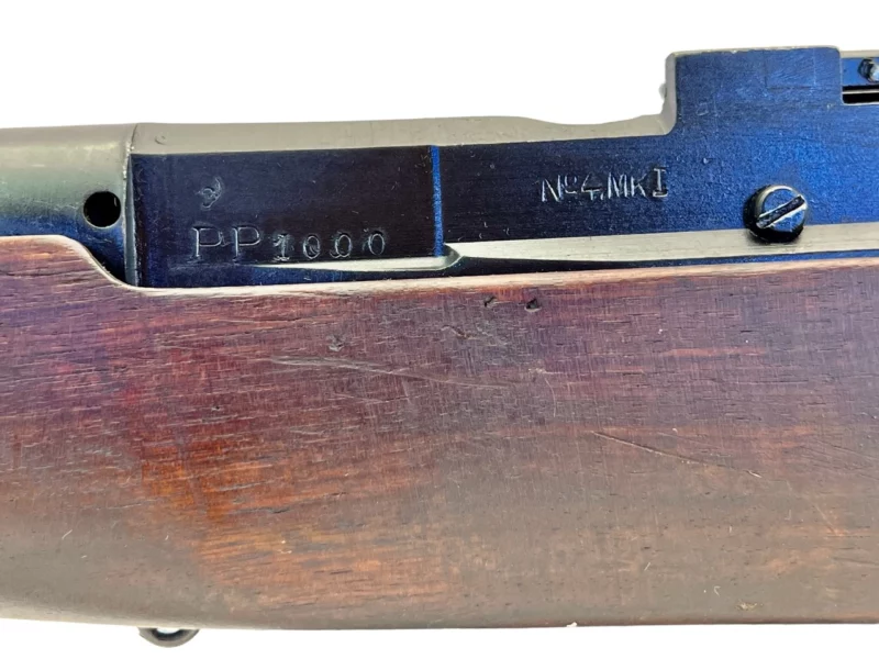 Navy Arms Enfield #4 Mk 1 .303 World War II French Resistance 1944 Dated "BT" and "PP" marked matching serial number bolt PP 1000 - Image 21