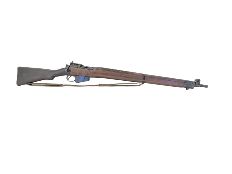 Navy Arms Enfield #4 Mk 1* .303 World War II French Resistance 1944 Dated "BS" and "PP" marked matching serial number bolt PP 0825 - Image 9