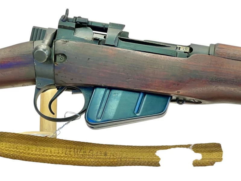 Navy Arms Enfield #4 Mk 1* .303 World War II French Resistance 1944 Dated "BT" and "PP" marked matching serial number bolt PP 1245 - Image 12