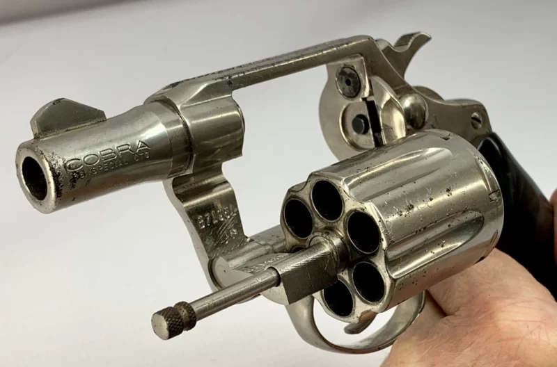 Colt Cobra revolver 2" factory nickel .38spl, 1971 manufacture - Image 9