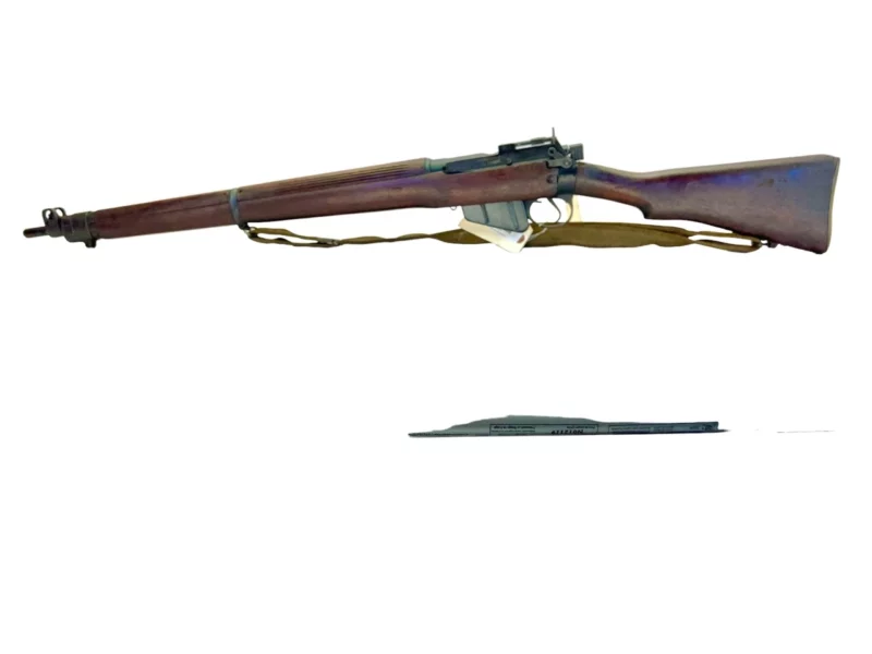 Navy Arms Enfield #4 Mk 1 .303 World War II French Resistance,1944 date "PP" marked, ROF(F) with matching bolt SN PP 1965 - Image 19