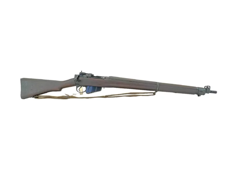 Navy Arms Enfield #4 Mk 1 .303 World War II French Resistance,1944 date "PP" marked, ROF(F) with matching bolt SN PP 0758 - Image 8