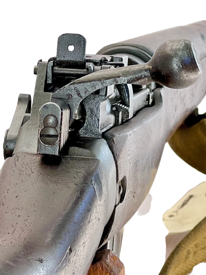 Navy Arms Enfield #4 Mk 1* .303 World War II French Resistance 1944 Dated "BS" marked matching serial number bolt PP 1683 - Image 16