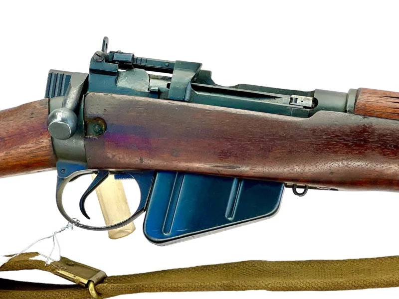 Navy Arms Enfield #4 Mk 1* .303 World War II French Resistance 1944 Dated "BS" marked matching serial number bolt PP 1789 - Image 11