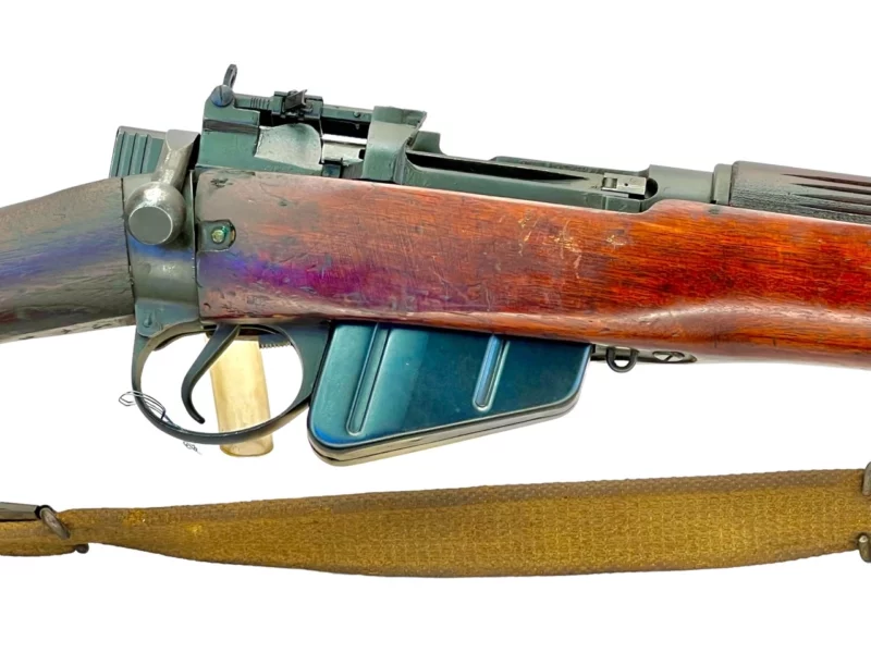 Navy Arms Enfield #4 Mk 1* .303 World War II French Resistance 1944 Dated "BT" and "PP" marked matching serial number bolt PP 0375 - Image 13