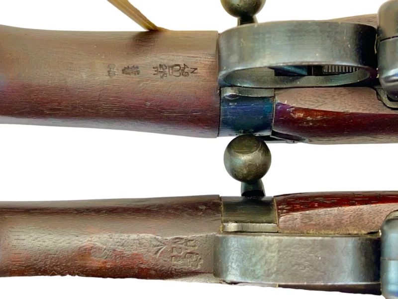 Navy Arms Enfield #4 Mk 1 .303 World War II French Resistance 1944 Dated consecutive serial numbered pair matching serial number bolt 34645 & 34646 - Image 19